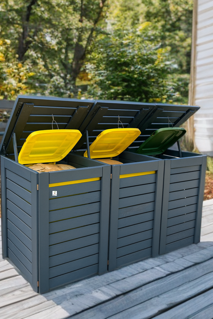 Cutie de mascare triplă 120L